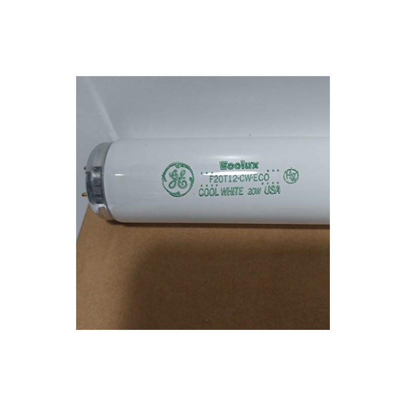 (2 Pack) GE F20T12/CW/ECO 20 Watt Cool White T12 Fluorescent