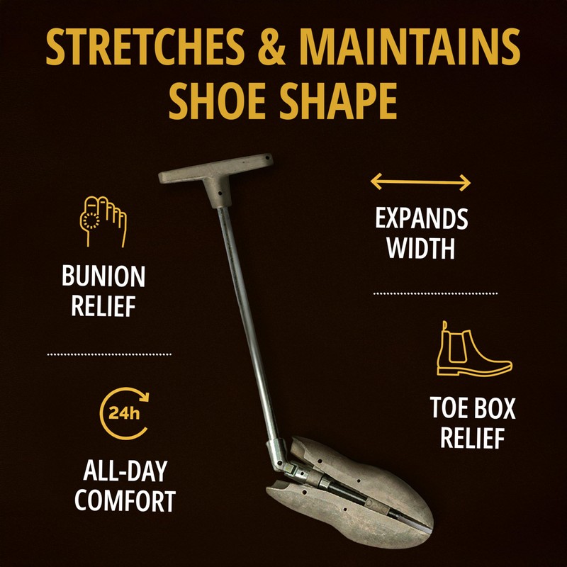 Leather Hero Heavy-Duty Metal Shoe Width Stretcher – Cast Aluminum