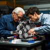 V8 Engine Building Kits That Runs with Motor - 715+Pcs