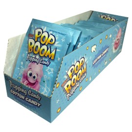 Tiltay Pop Boom – Cotton Candy Flavor Popping Candy with display box 24 packs