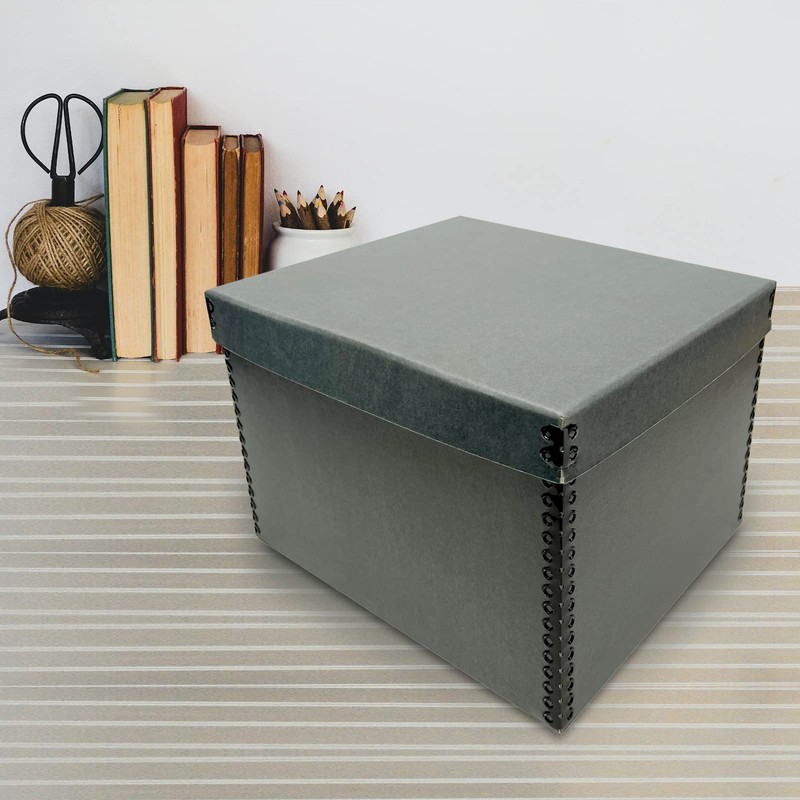Lineco Record Storage Box 12x15x10 inch. Extra-Durable Filing Archival Cartons