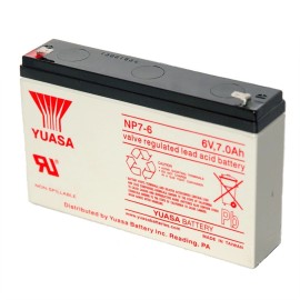 Yuasa YUASA NP7-6 SEALED LEAD ACID BATTERY 6VOLT 7AH