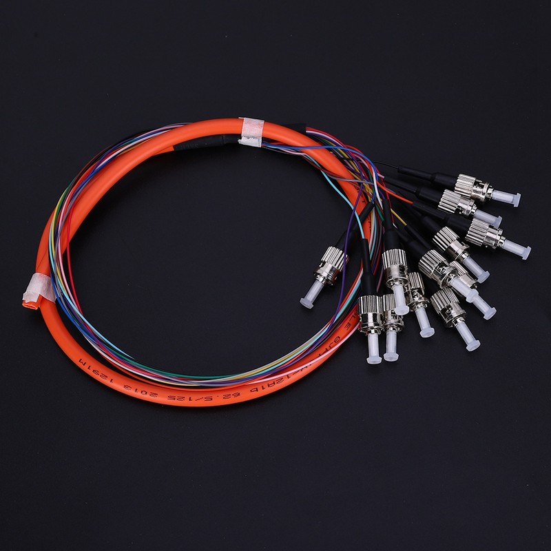 Fiber Pigtail Cable 12 Cores Multimode St UPC MM-0.9 for