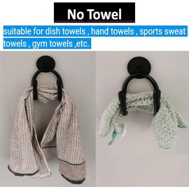 AUXPhome [Upgrade] Mini Magnetic Towel Hook Towel Hanger Rack for Kitchen Dish Towels, Hand Towels, Sports Sweat Towels, Gym Towels, etc. Not for Bath Towels - No Installation Required