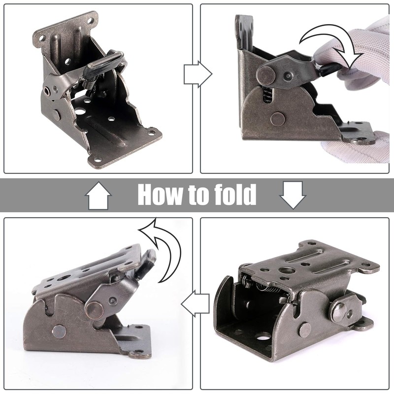 Folding Hinge Pack of 2 Table Legs Folding Locking Table