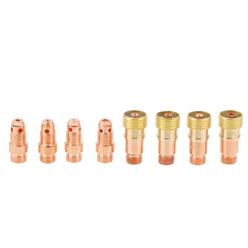 49pcs/set Gas Lens Alumina Nozzles Cups Collets Accessory Kit for