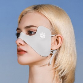 golf1004 Butterfly Cooling Wide Coverage Mask for Golf & Hiking Butterfly Gray 3ea