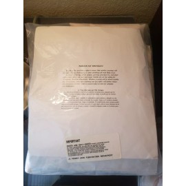 J. C. Penney JC Penney Home Collection Scarf Valance Crinkle Eggshell Ivory 50" X 252"