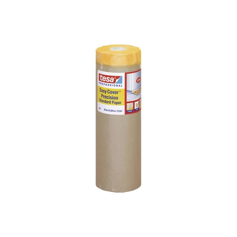 tesa 04401-00000-00 Easy Cover® Masking Paper Orange (L x W)