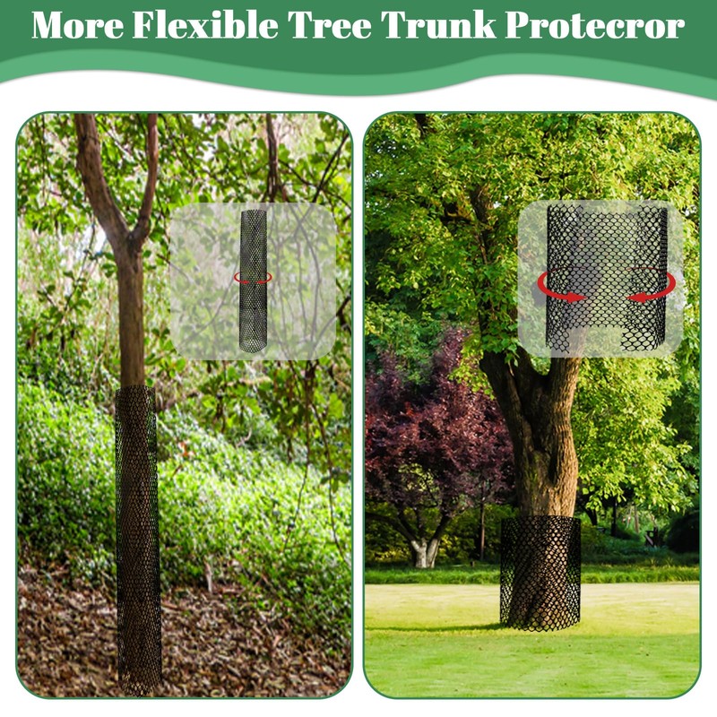 COZYDIG 20FT Mesh Tree Trunk Protector Guard,Tree Wraps to Protect
