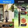 Outdoor Post Lights, Lamp Post Light Fixture with E26 Socket,