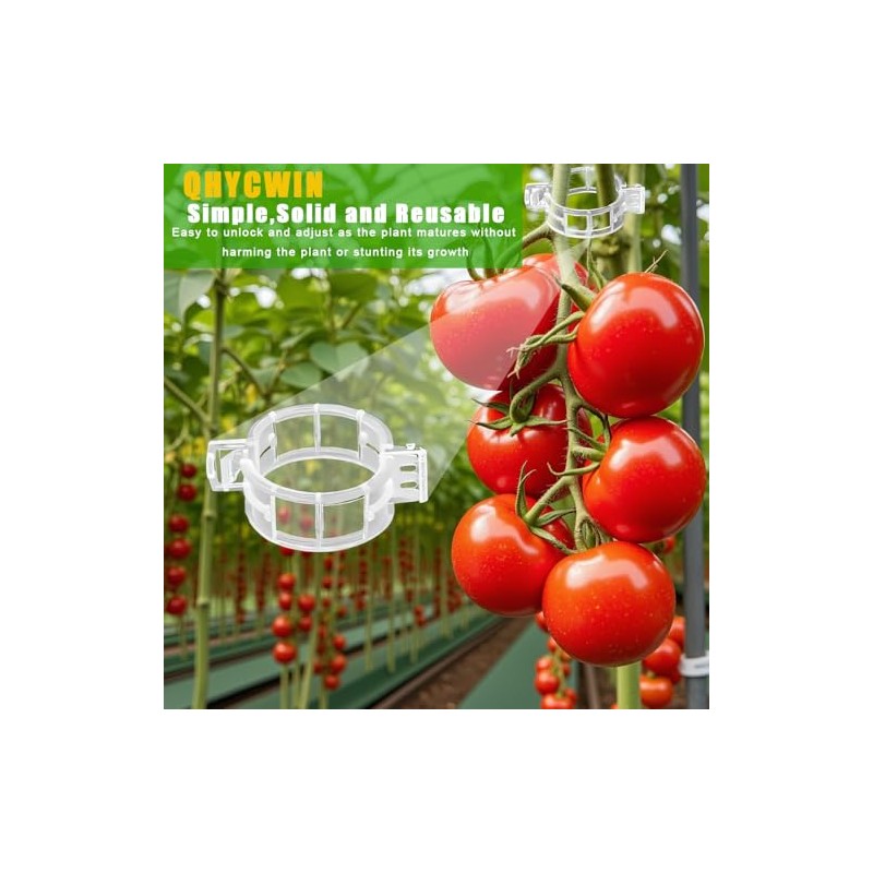 200 Durable Plant Support Clips for Your Garden Needs