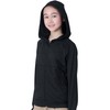 KICKS KJM-10 Rash Guard Hoodie, Kids, Cooling Feeling, Mesh Material,