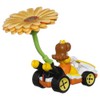 Hot Wheels Mario Kart Princess Dasiy Standard Kart with Flower