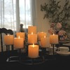 9 Arms Black Candelabra for Inside Fireplace - Metal Candle