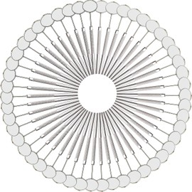 MuskalMed 50 Piece Dental Mirror Stainless Steel Dental Mirror #5 (45°) Degree Curved Design Mirror Head with Knurled Stainless Steel Handle 6.5 Inch Length Dentist Tool for Teeth Cleaning Inspection