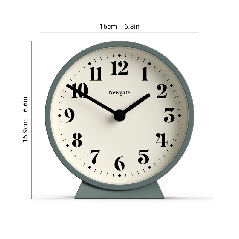 NEWGATE® Theatre Mantel Clock - Silent Sweep 'No Tick' Mantel