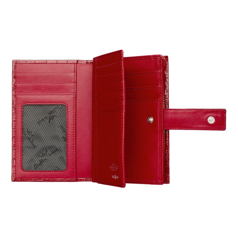 Golden Head Cayenne RFID Leather Wallet 15.5 cm, cherry, coin