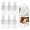 Mikinona 30Pcs Convenient Dropper Bottles Transparent Essential Oil Dispensing for