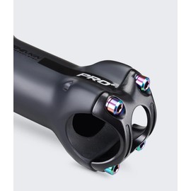 Lightweight PRO Carbon Stem with Titanium Bolts BS-004 OG-EVKIN t1000 10 Degree 31.8mm Titanium Road Bike Parts Perfect for Custom Hill Climb Racing (90mm)