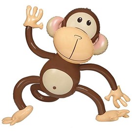 Rhode Island Novelty 27 Inch Monkey Inflates, Set of 6