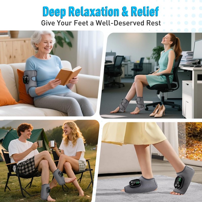 Neuropathy Foot Massager, Foot and Ankle Massager for Plantar Fasciitis