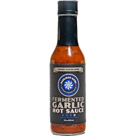 Paulman Acre: Fermented Garlic Hot Sauce (5floz) Fermented Scotch Bonnet with Umami Garlic