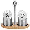 Stainless Steel Condiment Container Pot Seasoning Box Set Spice Pepper