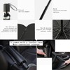 Holy Feather Foldable Car Sunshade with 4 Car Window Shade