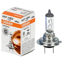 Osram H7 Longlife High Tech 12V 55W PX26D 64210L, 2 car lamps, incandescent bulbs