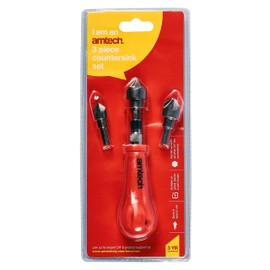 Amtech F0815 3 piece countersink set