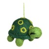 Ruth + Wilde Felted Wool Turtle Christmas Tree Ornament