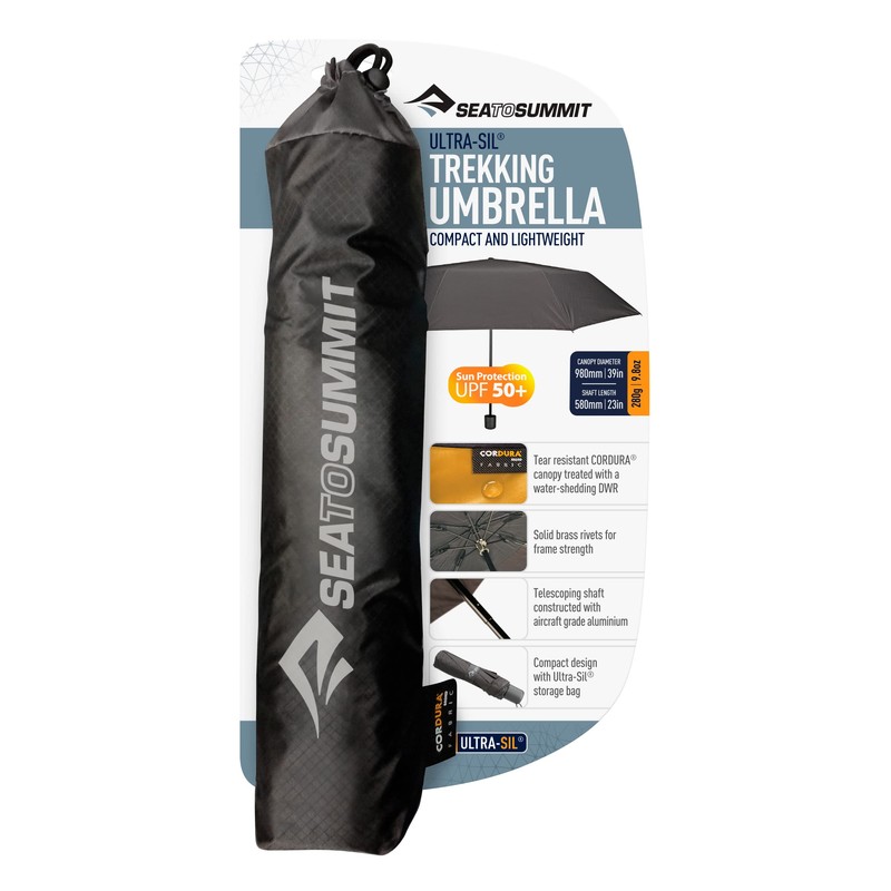 Sea To Summit Ultra SIL Trekking Umbrella - Black, 240