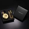Treeweto - Reloj mecánico de bolsillo para hombre y mujer,