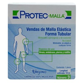 PROTEC-MALLA VENDA DE MALLA ELÁSTICA FORMA TUBULAR No3 LONGITUD 10MTS