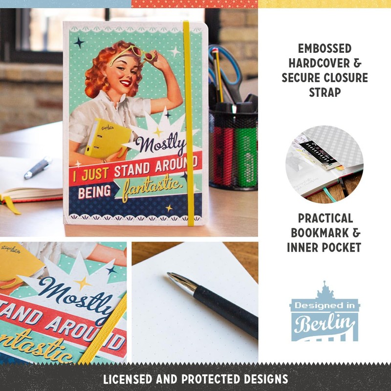 Nostalgic-Art Retro Notebook A5 Stand Around Being Fantastic - Gift