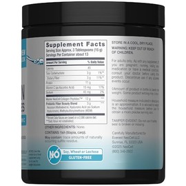 NeoCell Marine Collagen with Beauty Blend; for Skin Hydration; Healthy Hair, Nails and Joint Support; Keto Certified, Gluten Free; Unflavored Powder, 