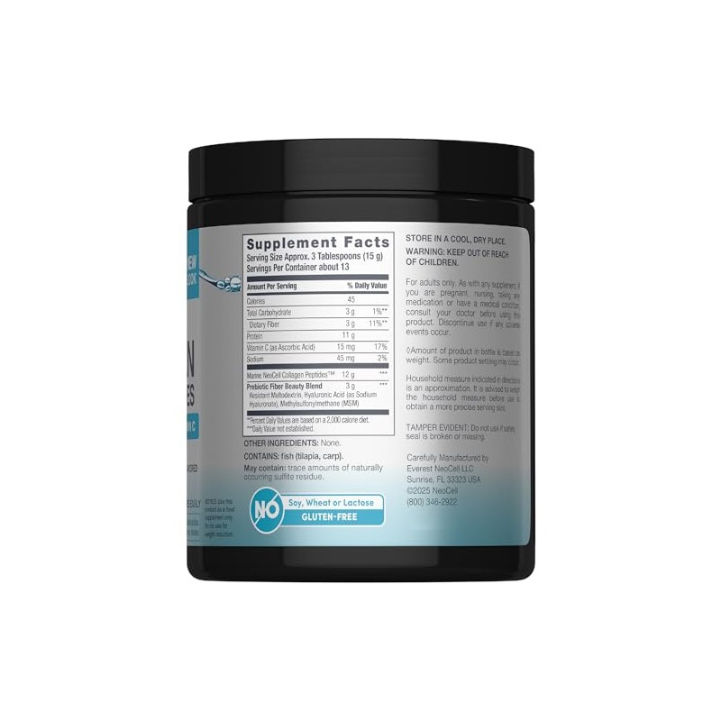 NeoCell Marine Collagen with Beauty Blend; for Skin Hydration; Healthy