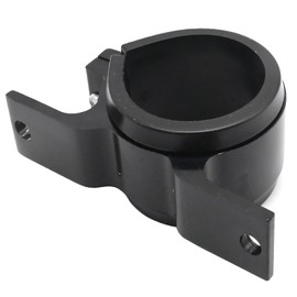 Vkinman 1PC Oil Pump Mounting Bracket, Car Fuel Pump Bracket, Filter Clamp Suitable for Filters and Pumps with a 50mm Diameter, Black