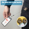 SIVFOTID Key Fob Lanyard ID Holder Retractable Card Holder ID