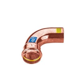 Sanpro Press Fitting Copper 90° Angle - Bend Inside - Exterior, Size V 28 (Copper Gas Water Drinking Water Heating Sanitary Fittings Fitting Copper Line)