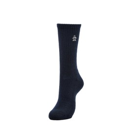 Munsing Wear MG5SSO04M Men's Crew Length Socks, Boxed, Gift, Sole-Pile, Antibacterial, Deodorizing, Golf, NV00 (navy), 25.0-27.0 cm