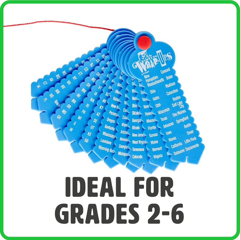 Learning Wrap-Ups States & Capitals - US Geography Keys Tool