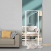 57" Extra Tall Cat Gate for Doorway, 29.9-38.5" Wide, Pressure