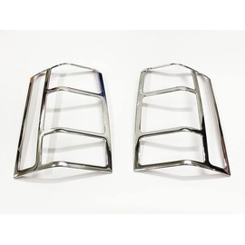 GHXSport Chrome Tail Light Cover Trim Set for Jeep Patriot 2007-2017