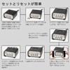 Padlock [Waterproof] [Large - One-Touch Unlock] Diyife Padlock Outdoor Padlock