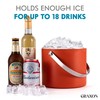 Ice Bucket (3 Liter) Stainless Steel Double Wall Insulated Ice