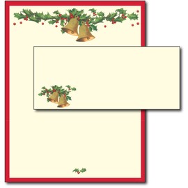 Antique Bells Letterhead & Envelopes - 40 Sets