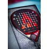 Warm Inferno Spin Teardrop Padel Racket – 3K Carbon Fiber