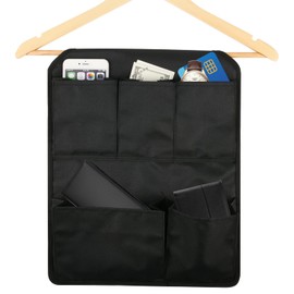 Cosmos Hanger Diversion Safe Bag - Under Clothes Hanging Hidden Pocket Safe - Hanger Secret Safe Pocket Compartment Storage Organizer for Keeping Money Cash Passport Document in Home Travel Hotel Dorm